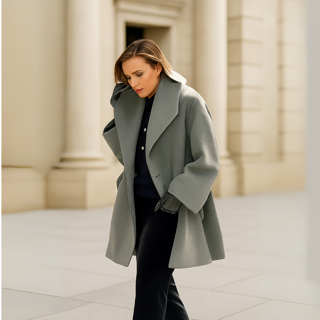 Anna-Marie™ | Elegant Windproof Mid-Season Jacket
