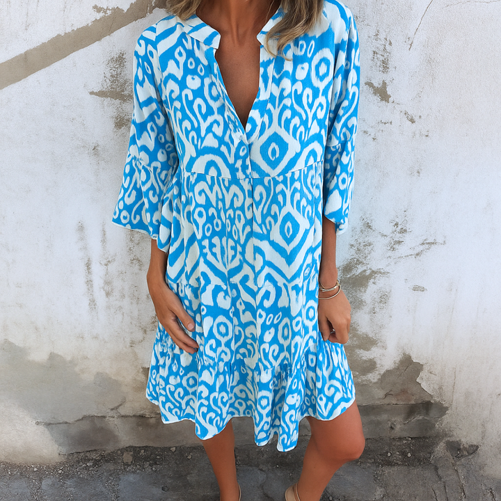 Aisling™ | Elegant V-Neck Dress