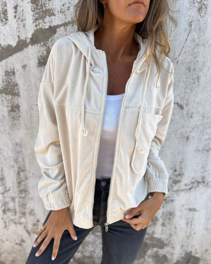 Amy™ | Comfortable Hooded Jacket with Zipper