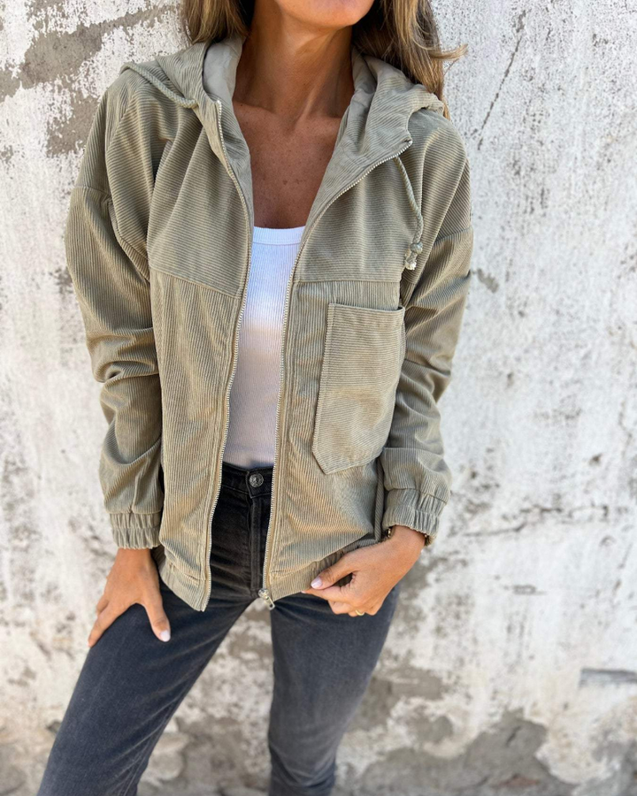 Amy™ | Comfortable Hooded Jacket with Zipper