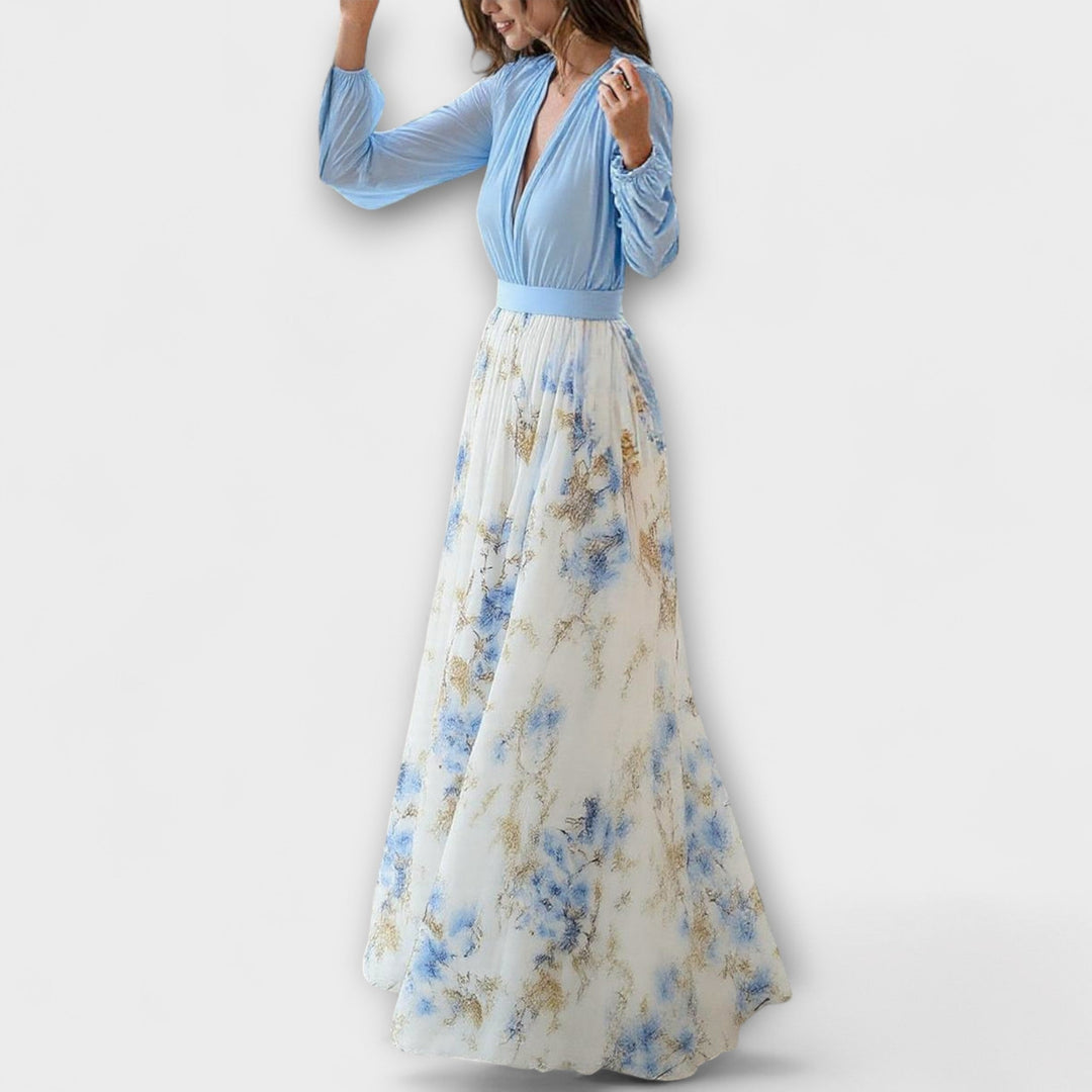 Eilish™ | Handmade Silk Maxi Dress
