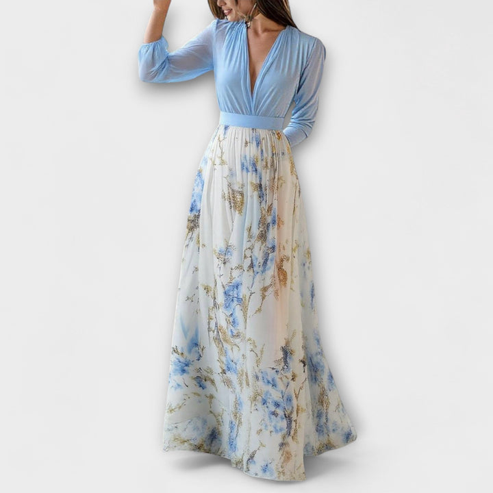 Eilish™ | Handmade Silk Maxi Dress
