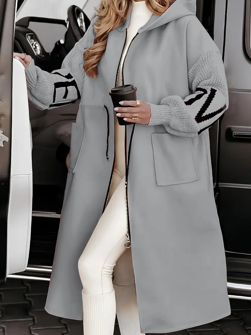 Moira™ | Elegant Hooded Coatigan