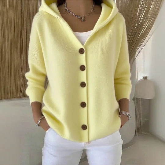 Holly™ | Hooded Cardigan with Buttons