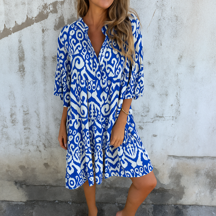 Aisling™ | Elegant V-Neck Dress