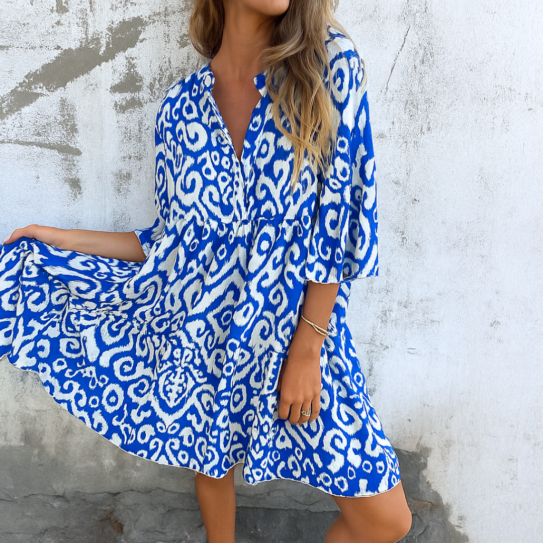 Aisling™ | Elegant V-Neck Dress