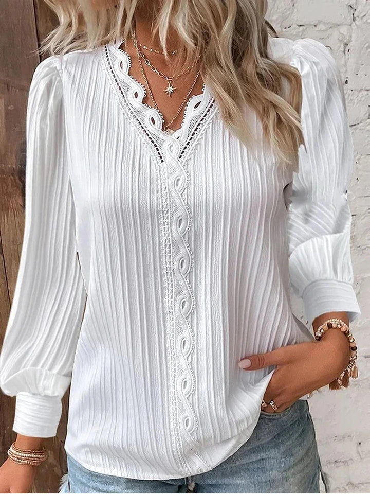 Astrid™ | Elegant Patterned Blouse