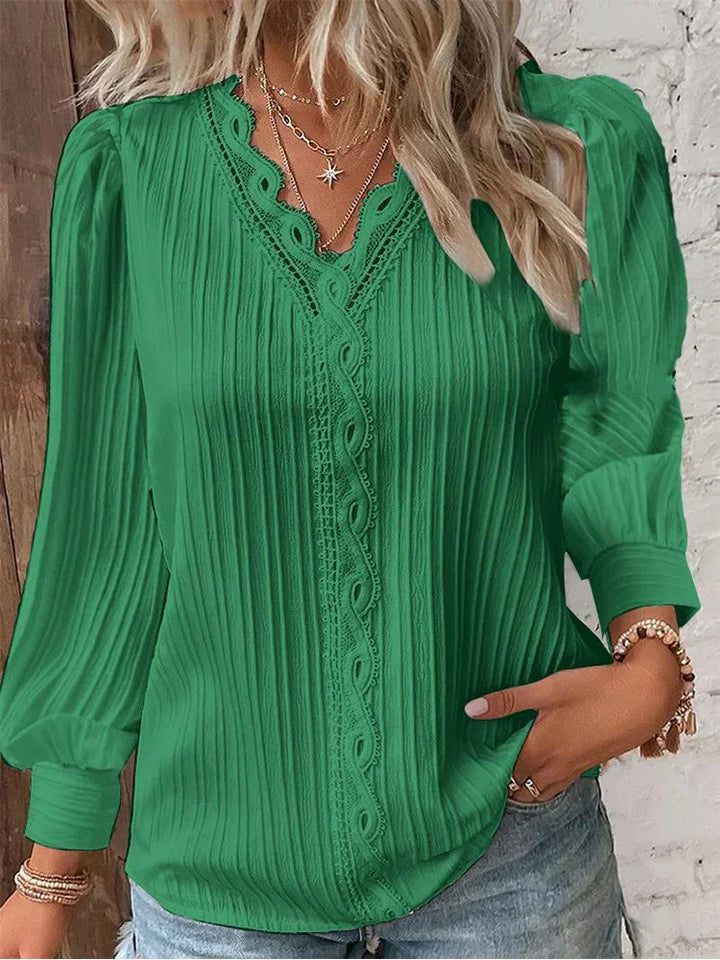 Astrid™ | Elegant Patterned Blouse