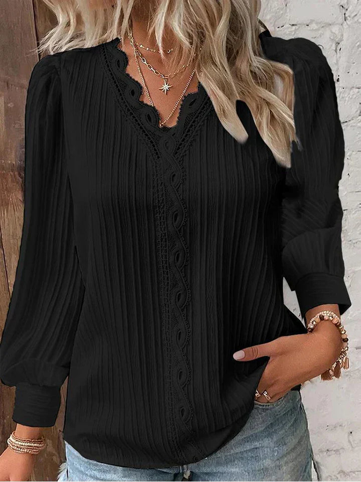 Astrid™ | Elegant Patterned Blouse