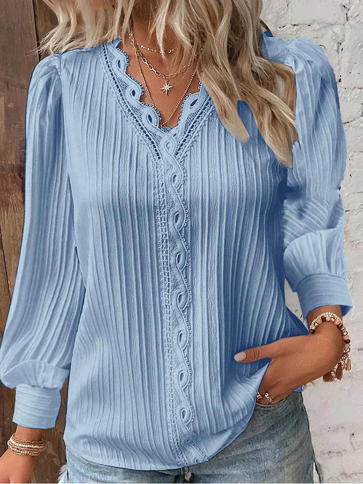 Astrid™ | Elegant Patterned Blouse