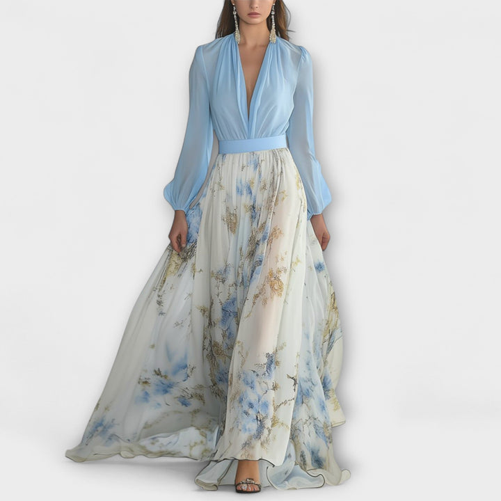 Eilish™ | Handmade Silk Maxi Dress