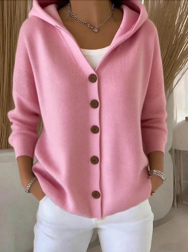 Holly™ | Hooded Cardigan with Buttons