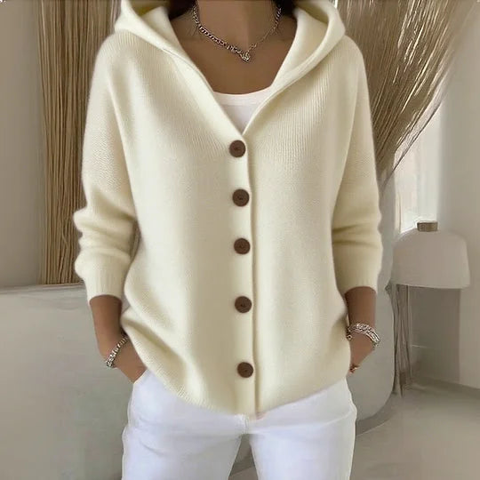 Holly™ | Hooded Cardigan with Buttons