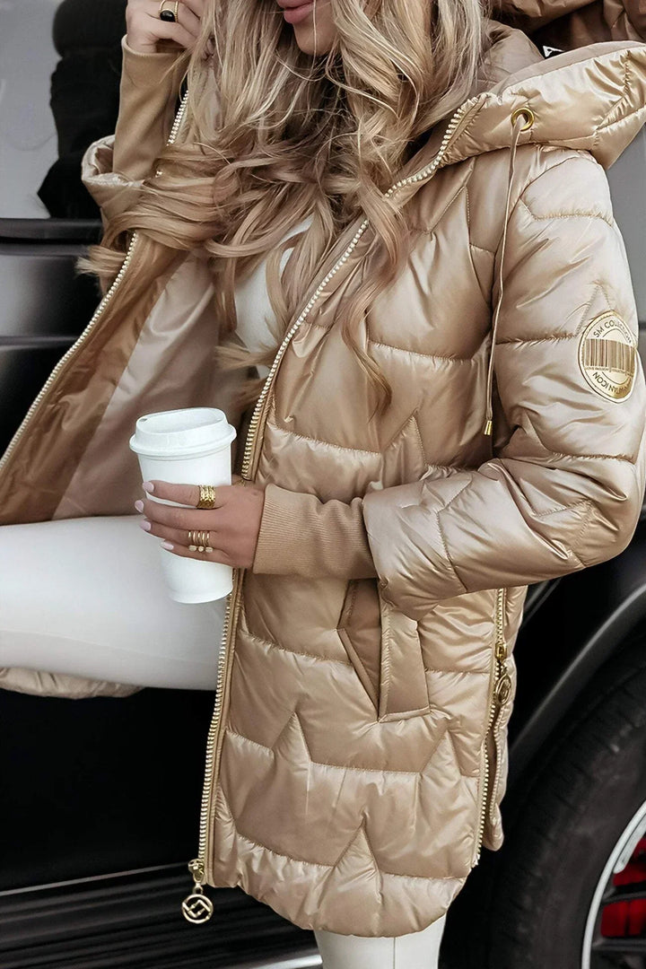 Celia™ | Elegant Winter Coat with Hood and Padding