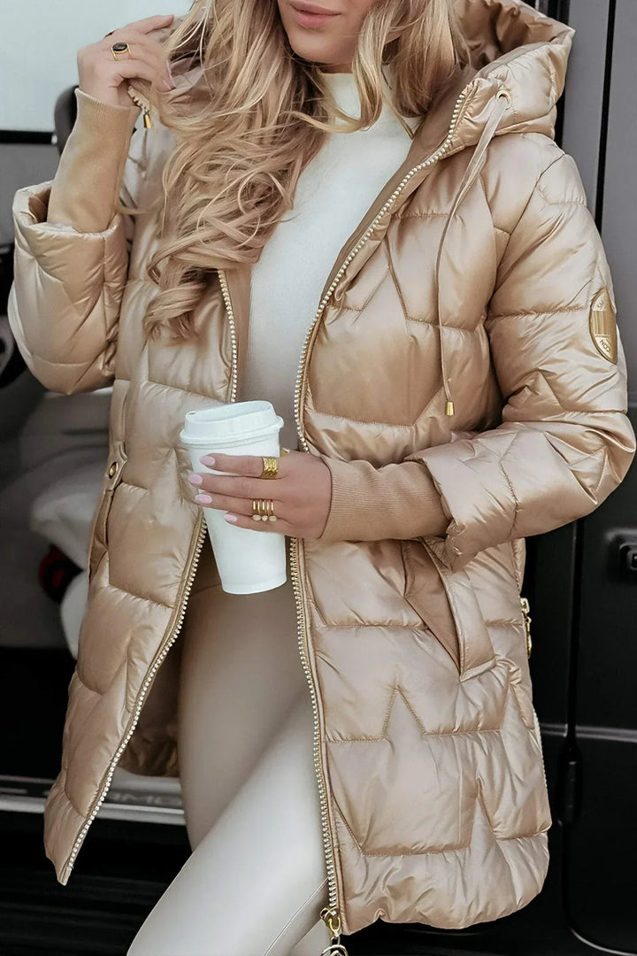 Celia™ | Elegant Winter Coat with Hood and Padding