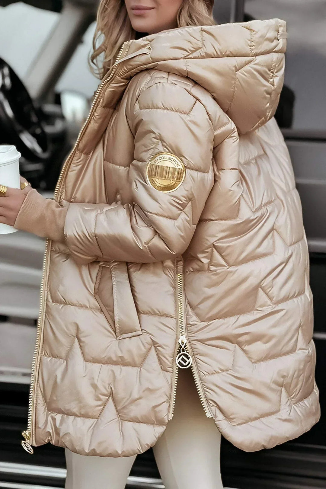 Celia™ | Elegant Winter Coat with Hood and Padding