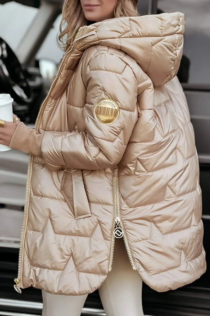 Celia™ | Elegant Winter Coat with Hood and Padding