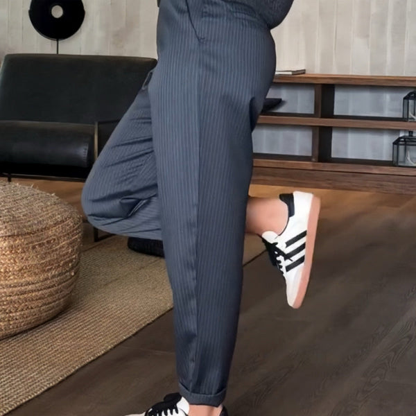 Alva™ | STRIPED SUIT TROUSERS